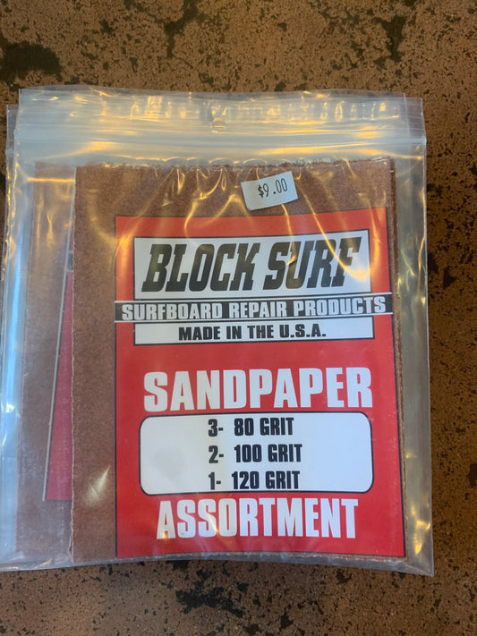 Block Surf Sand Paper Assortment