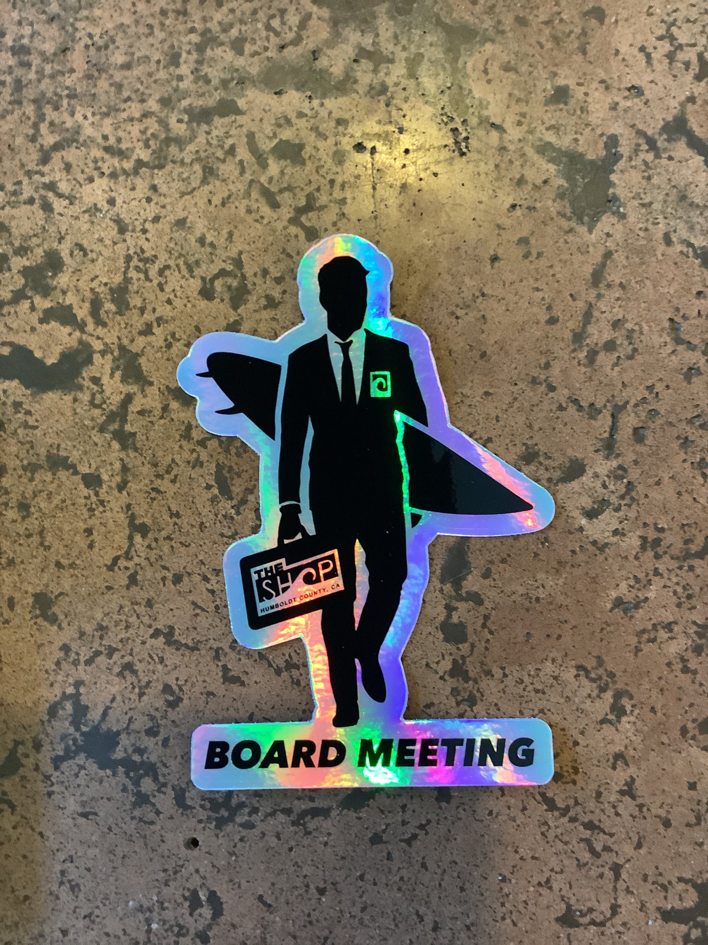 Board Meeting hologram sticker