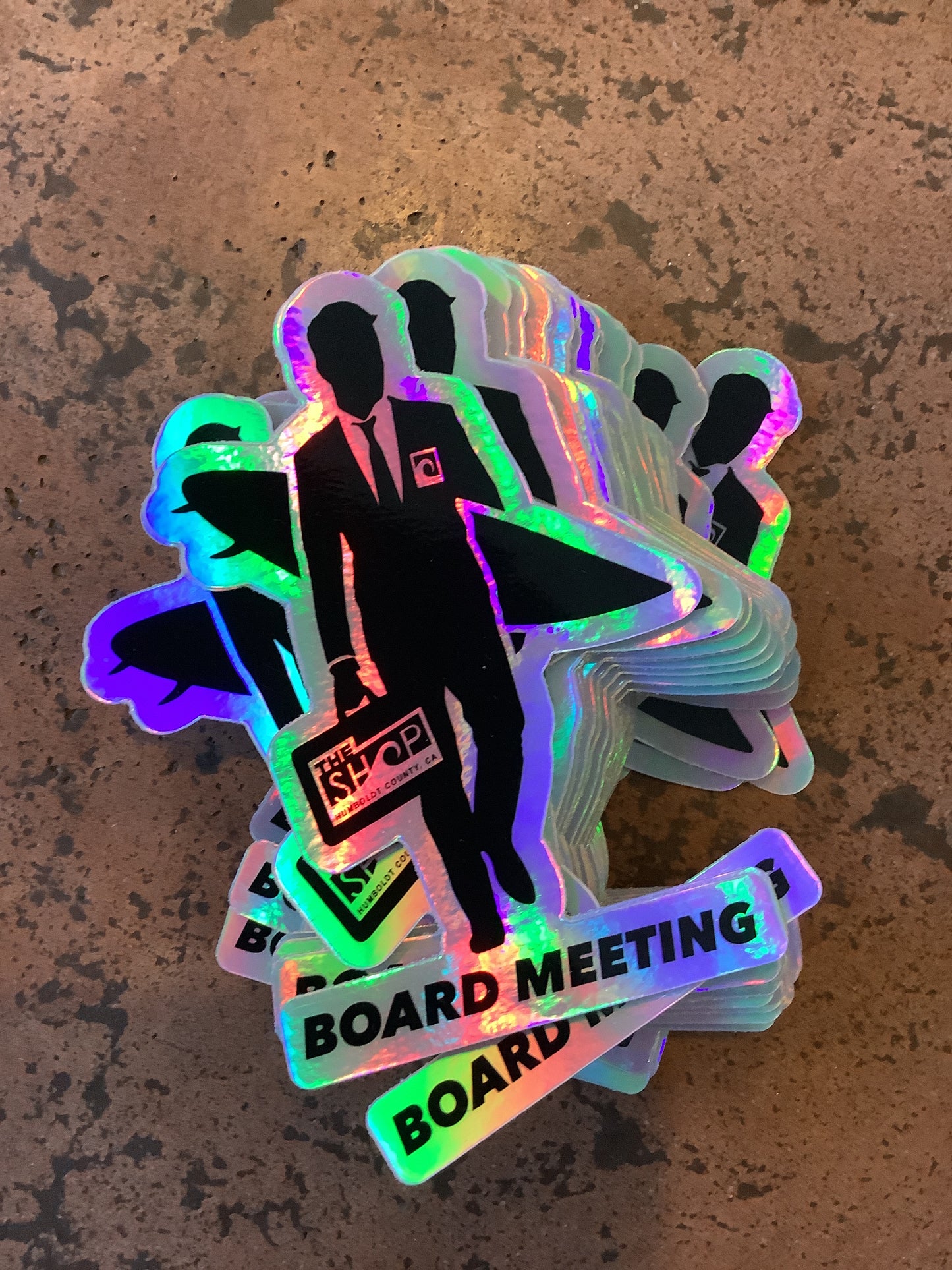 Board Meeting hologram sticker