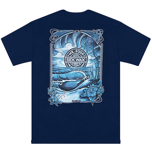 Sexwax Sunrise Men's Short Sleeve Navy Small